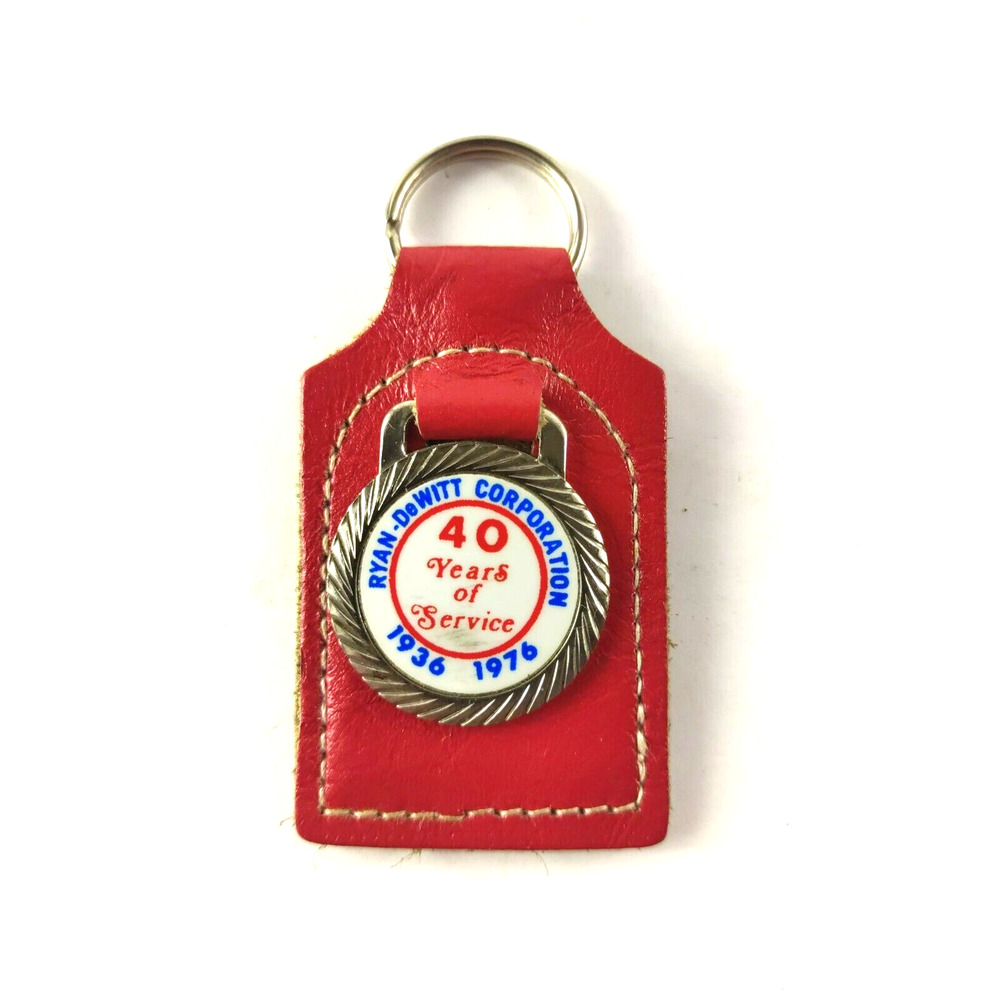 Ryan - De Witt Corporation 40 Years Of Service Exxon Keychain